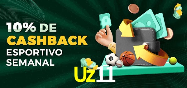 10% de bônus de cashback na Uz11